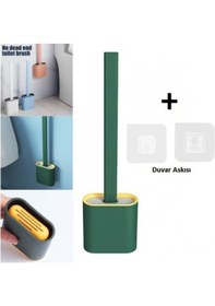 Resim Silikon Tuvalet Temizlik Fırçası Fanyans Temizleme Fırçası 