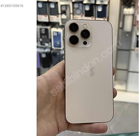 Resim Apple iPhone 16 Pro Max İkinci El YD | 256 GB | Çöl Titanyum 