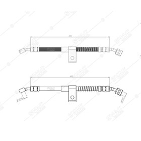 Resim SVAC 800154 Ön Fren Hortumu H-1 08- 
