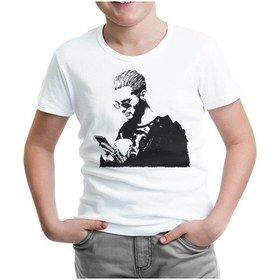 Resim Lord Tshirt Tokio Hotel - Bill Kaulitz Beyaz Çocuk Tshirt 