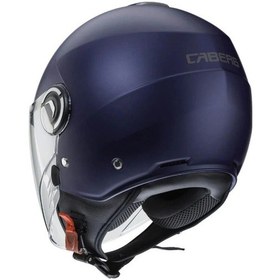 Resim Caberg Riviera V4 Matt Blue Güneş Vizörlü Yarım Açık Motosiklet Kaskı Lacivert 