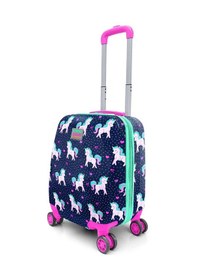 Resim Coral High Kids Lacivert Pembe Unicorn Desenli Çocuk Valizi 16713 Lacivert - Pembe 