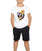 Resim F1 Max Verstappen Beyaz Çocuk Tişört Beyaz 