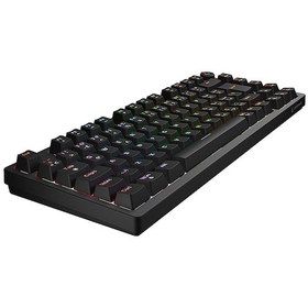 Resim Rampage Enigma 75 USB RGB Kırmızı Switch 1800 Kompakt Mekanik Klavye 