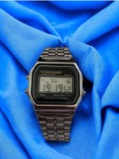 Resim Brality Unisex Dijital Retro Kol Saati Gümüş Renk Ayarlanabilir Klipsli Çelik Kayış (ALARM- KRONOMETRE) 0016 