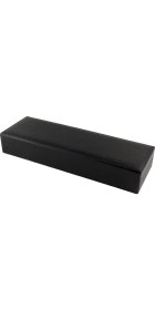 Resim Tesbih Kardeşliği Siyah Renk Sade 3'lü Deri Tesbih Kutusu 