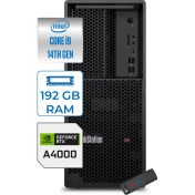 Resim Lenovo Thinkstation P3 Tower Intel I9-14900K 192GB DDR5 2TB SSD Nvıdıa 20GB/ RTX4000ADA 750W Windows 11 Pro Workstatıon Bilgisayar WS30GS00CRTR43 