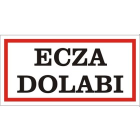 Resim Ecza Dolabı Levhası 