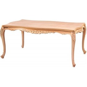 Resim Masifart Egesta 180 Lik Napoli Oymalı Masa Cilasız Ham Ham 