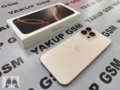 Resim Apple iPhone 16 Pro Max İkinci El YD | 256 GB | Çöl Titanyum İkinci El İPHONE 16 PRO MAX 256 GB ÇÖL TİTANİUM HATASIZ İŞLEMSİZ PİL 95