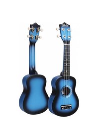 Resim Midex Ukx-500bl Sunburs Efektli Maun Soprano Ukulele Full Set 