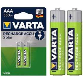 Resim Varta Nı-mh 1.2 Volt - 550 Mah Hr03 Aaa Şarjlı 2li Ince Kalem Pil 