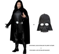 Resim Wars Luke Skywalker Pelerini Yetişkin ve Maskesi 