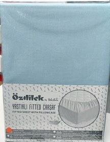 Resim Özdilek Colourist Fitted Tek Kişilik Çarşaf Seti 100x200 -aqua Aqua 