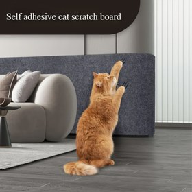 Resim 3.0 metre/200.0 cm ultra büyük boy, kendinden yapışkanlı kedi tırmalama pedi - dayanıklı çok amaçlı kedi tırmalama tahtası, halı kedi tırmalama tahtası, kanepe, duvar ve mobilya koruması için, çok fonksiyonlu tırmalamaya karşı dirençli kedi tırmalama pedi 