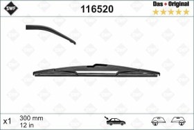 Resim SILECEK SUPURGESI ARKA 300mm MERCEDES W245 S204 W166 OPEL CORSA FIAT PUNTO RENAULT CLIO 
