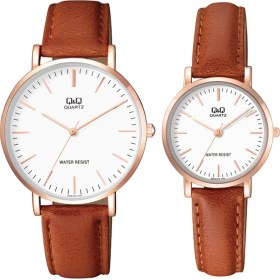 Resim Q&Q QC101J001Y Sevgili Çift Kol Saatleri 