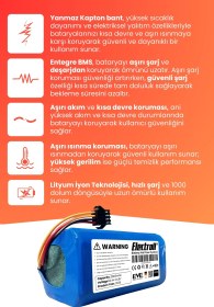 Resim Kiwi KVC-4090 Uyumlu Batarya (YÜKSEK KAPASİTE) 2800mah Robot Süpürge Bataryası 