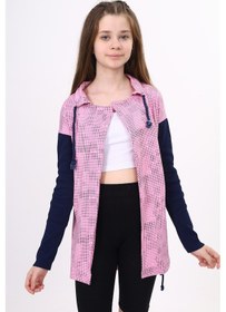 Resim Toontoy Kız Çocuk Komple Baskılı Hırka Pembe 