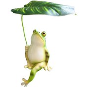 Resim Moveevo Resin Akvaryum Dekorasyonu, Işıklı Akşam/manzaralı Sabah/gece Işıklı, Sese Duyarlı Kurbağa, Bitki Desenli, Suya Dayanıklı, Stres Azaltıcı, Dıy Açı Ayarlı 