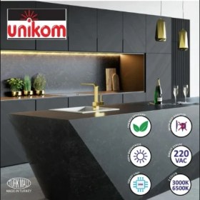 Resim Unikom Mutfak Tezgah Altı Dekoratif LED Aydınlatma Armatür 100 cm 