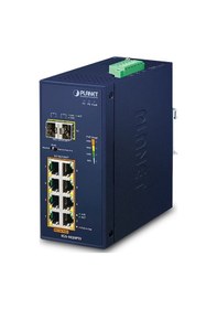 Resim Planet Pl-Igs-1020Ptf Industrial 8-Port 10/100/1000T 802.3At Poe 