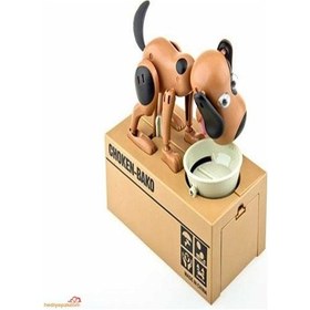 Resim Para Yiyen Köpek Kumbara Choken Bako 