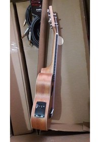 Resim Avrupa Maun Ağacı Soprano Boy Elektro Ukulele-Soft Case 
