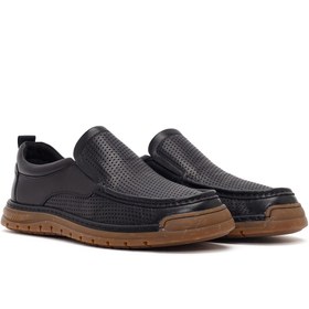 Resim Derimod Fly Erkek Siyah Deri Casual Loafer - Siyah / 4 