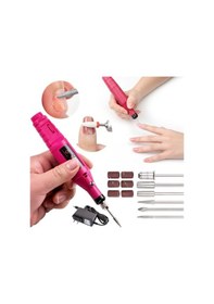 Resim Sunup Sn-27091 Hız Ayarlı Tırnak Freze Törpü Manikür Pedikür Seti 6 Başlıklı Elektrikli Ac220v 