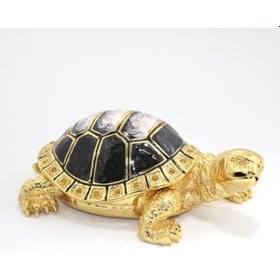 Resim Swarovski Taşlı Kaplumbağa Figürü Model 2 