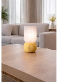 Resim Nexo Model - Led Abajur - Masa Lambası - Usb 5v İle Çalışır - Slim Led Aydınlatması Dahildir - Dekoratif Lamba - Renk Seçenekli Çok Renkli 