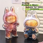 Resim Labubu Monster Serisi Akrilik Koruyucu Kasa Güvenlik Kilidi ile - Şeffaf Koleksiyon Saklama Kutusu, Sanat Eserleri, Oyuncaklar & Sergileme için Uygun, 27 inç Yüksekliğinde Kompakt, 3.2 Metreküp Kapasite, Toz Geçirmez ve Çizilmez, Oyuncak Düzenleyici, Dekoratif Koleksiyonluklar, Depolama Dolapları 