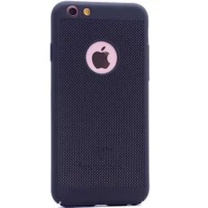 Resim Apple iPhone 8 Kılıf Delikli Rubber Kapak 