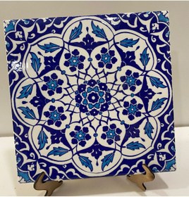 Resim Armada Çini 20x20 Cm Ac 92 Osmanlı Mavi Beyaz Kütahya Çini Karo 