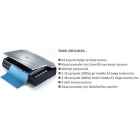 Resim Plustek OpticBook A300 A3 Tarayıcı 