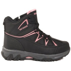 Resim Ayakmod Siyah Pembe Polarlı Kaymaz Kız Çocuk Outdoor Bot 2301 F Siyah-pembe 