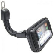 Resim Supermarket1 Motorsiklet Su Geçirmez 7 Inç Telefon Kılıfı & Tutucu Siyah 