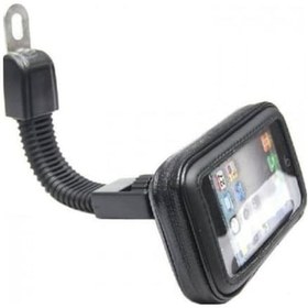 Resim Supermarket1 Motorsiklet Su Geçirmez 7 Inç Telefon Kılıfı & Tutucu Siyah 