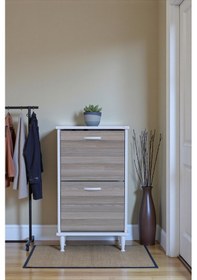 Resim Eliusta Kalvo 52 Cm Genişlikte Cordoba Renk Ayakkabılık 52x86x26 Cm Ayaklı Ayakkabılık Cordoba 