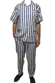 Resim 4007 Gaffur Erkek Kısa Kol Çizgili Pijama Takım 