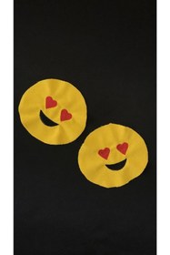 Resim Ozpas Arma Emoji Kalpli Gülücük Eni 10 Cm 