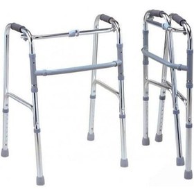 Resim Alüminyum Hareketli Walker Yetişkin Hasta Yürüteci 