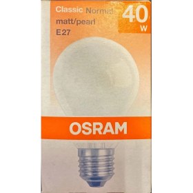 Resim Osram 40 Watt Normal Soft Ampul-Sarı Işık 