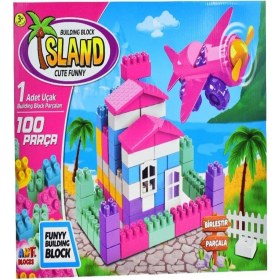 Resim Ant Blocks 100 Parça Island ANT010 