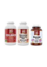 Resim Ncs Hidrolize Collagen 300 Tablet + Ncs Glucosamine Chondroitin Msm 300 Tablet + Ncs Magnesium 120 Tablet 