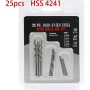 Resim Hss 4241 25 Adet Jıgong Mini Mikro Matkap Manuel El Matkabı Boncuk Inciler Mücevher Saat Tamir Araçları Yüksek Hız Çeliği Büküm Matkaplar Döner (Yurt Dışından) 