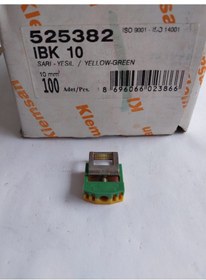 Resim Klemsan 10mm2, İzoleli topraklama bara klemensi 