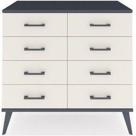Resim Hyperion Şifonyer 8 Çekmeceli 88x44x80 Aytaşı-antrasit/aytaşı Antrasit/aytaşı 