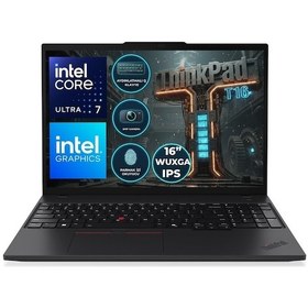 Resim Lenovo Thinkpad T16 Gen 4 21QFS2PD00-F Ultra 7 255U 32 GB 1 TB SSD 16" Wuxga Free DosDizüstü Bilgisayar 